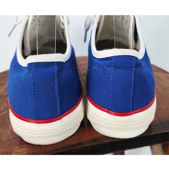 Sandro Paris Anouk Canvas Colorblock Flame Sole Sneakers Size 40 US 8 - Picture 4 of 9